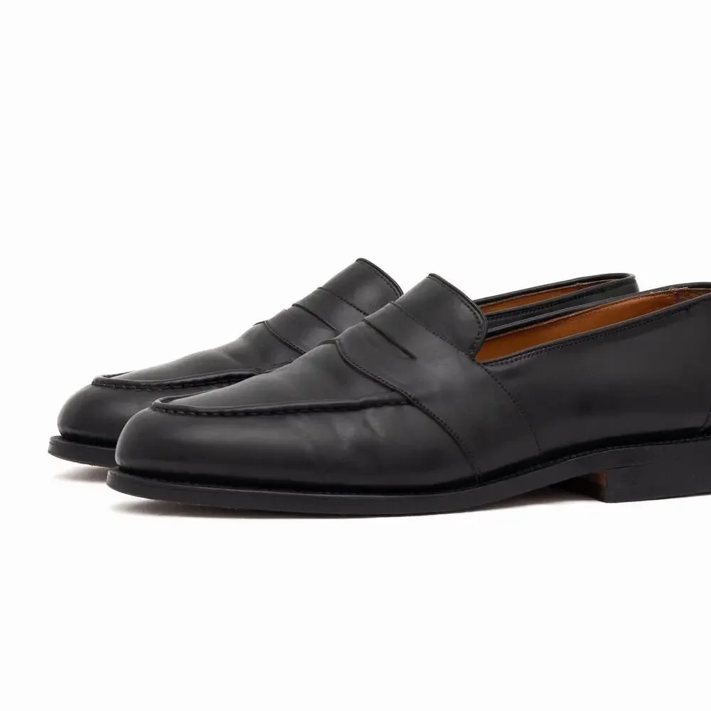 $850 Allen Edmonds Randolph Black Shell Cordovan Penny Loafer — US 10 EEE